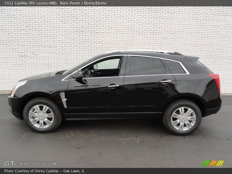 Black Raven / Ebony/Ebony 2012 Cadillac SRX Luxury AWD
