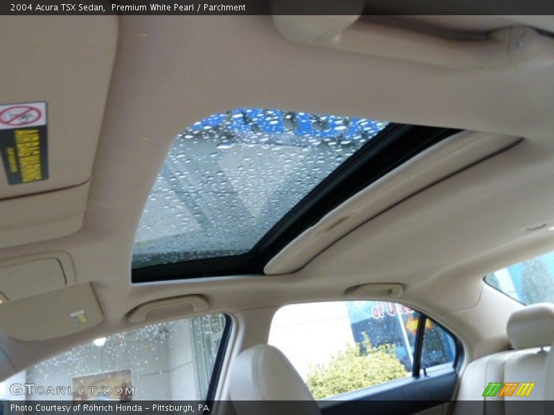 Premium White Pearl / Parchment 2004 Acura TSX Sedan