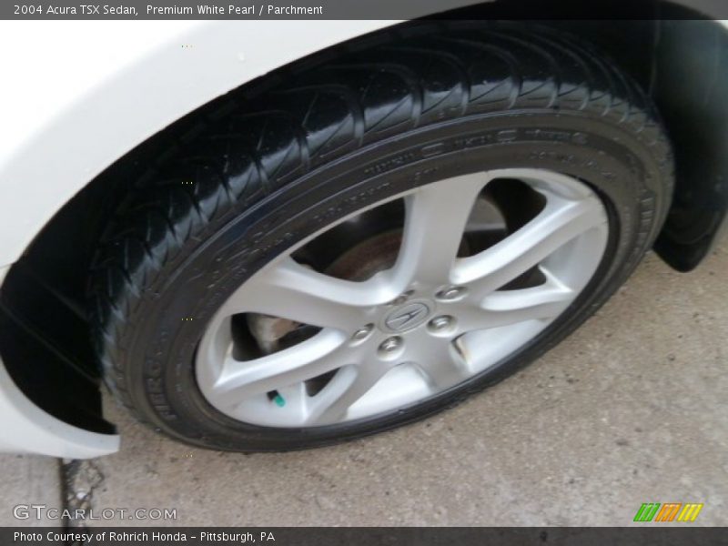 Premium White Pearl / Parchment 2004 Acura TSX Sedan