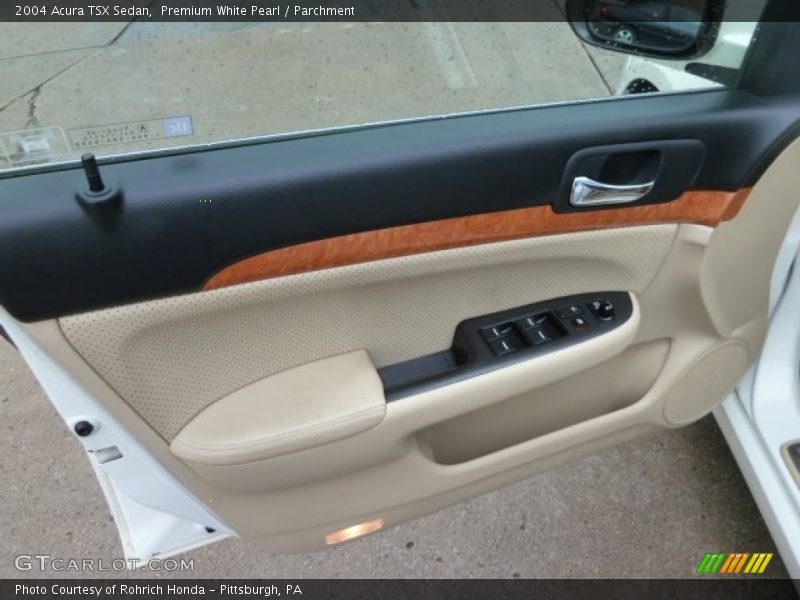 Premium White Pearl / Parchment 2004 Acura TSX Sedan