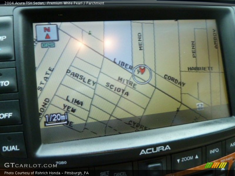 Premium White Pearl / Parchment 2004 Acura TSX Sedan