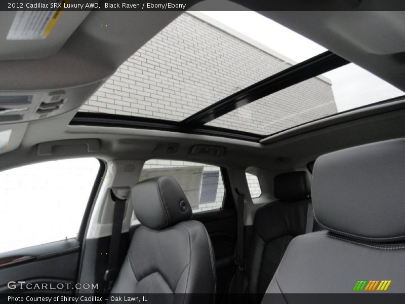 Black Raven / Ebony/Ebony 2012 Cadillac SRX Luxury AWD