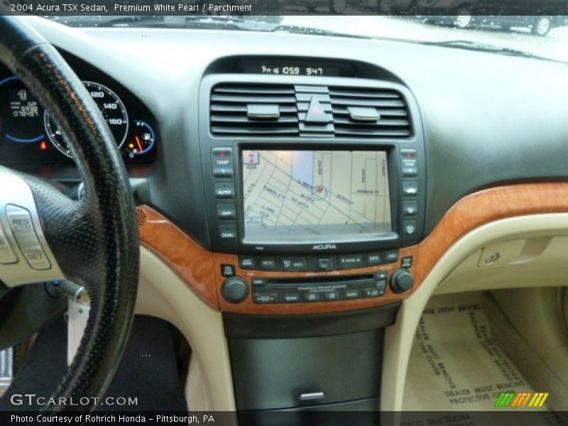 Premium White Pearl / Parchment 2004 Acura TSX Sedan