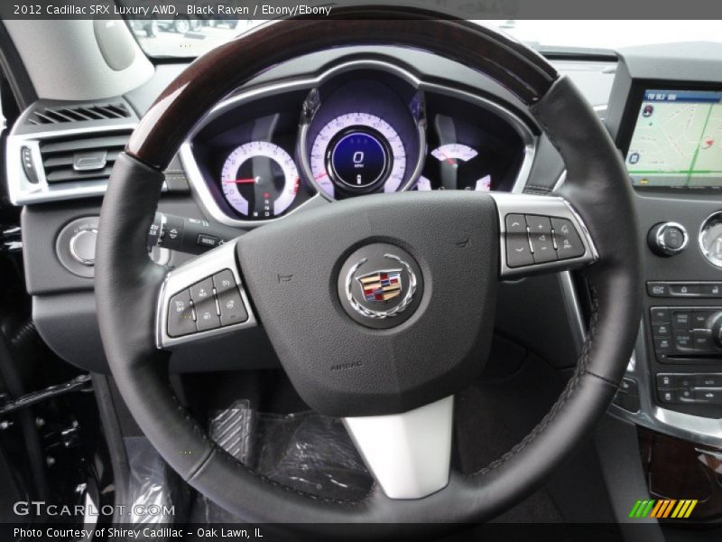 Black Raven / Ebony/Ebony 2012 Cadillac SRX Luxury AWD