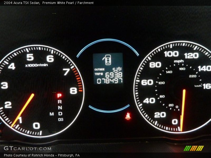 Premium White Pearl / Parchment 2004 Acura TSX Sedan