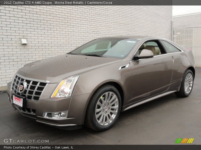 Mocha Steel Metallic / Cashmere/Cocoa 2012 Cadillac CTS 4 AWD Coupe