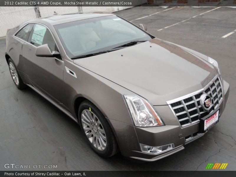 Mocha Steel Metallic / Cashmere/Cocoa 2012 Cadillac CTS 4 AWD Coupe