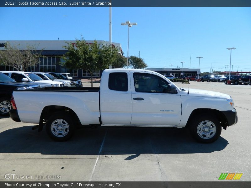 Super White / Graphite 2012 Toyota Tacoma Access Cab