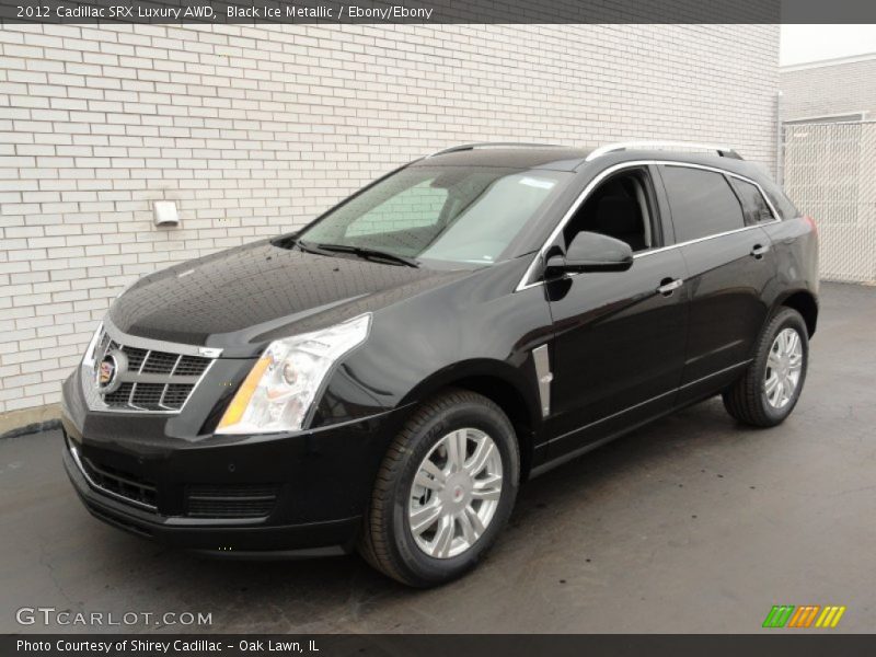 Black Ice Metallic / Ebony/Ebony 2012 Cadillac SRX Luxury AWD