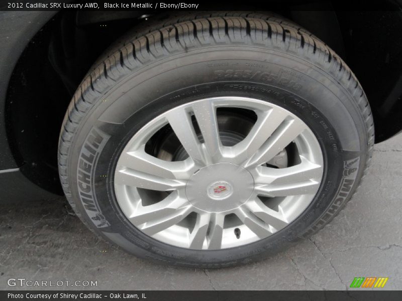 Black Ice Metallic / Ebony/Ebony 2012 Cadillac SRX Luxury AWD