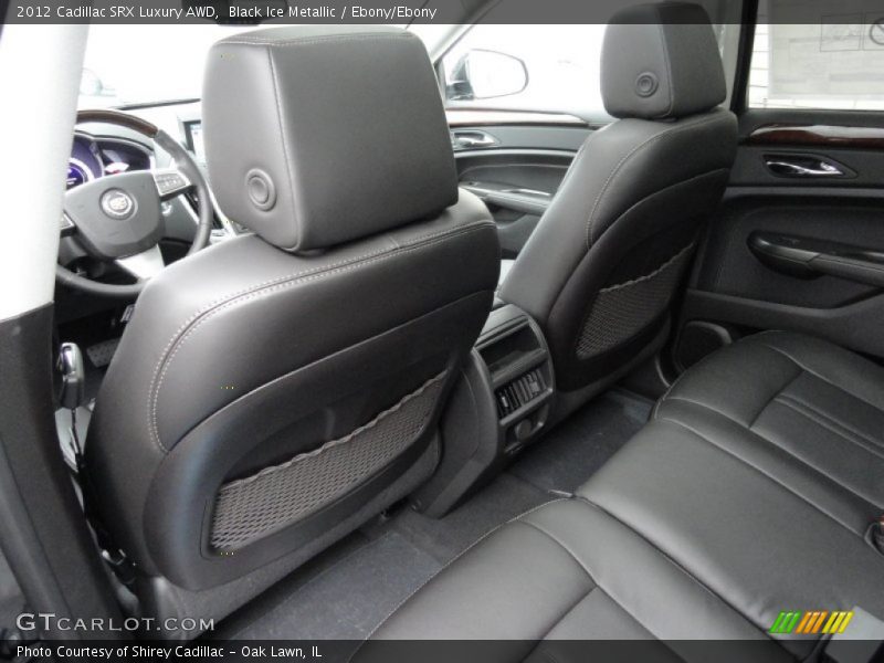 Black Ice Metallic / Ebony/Ebony 2012 Cadillac SRX Luxury AWD