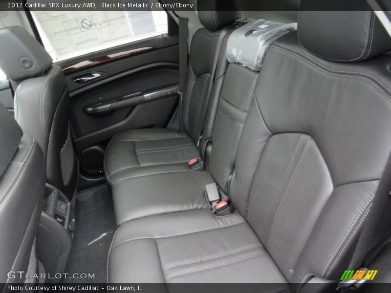 Black Ice Metallic / Ebony/Ebony 2012 Cadillac SRX Luxury AWD
