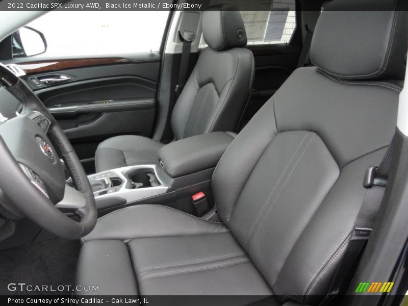 Black Ice Metallic / Ebony/Ebony 2012 Cadillac SRX Luxury AWD