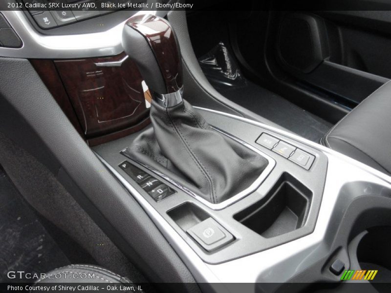 Black Ice Metallic / Ebony/Ebony 2012 Cadillac SRX Luxury AWD