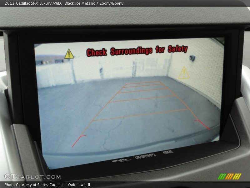 Black Ice Metallic / Ebony/Ebony 2012 Cadillac SRX Luxury AWD