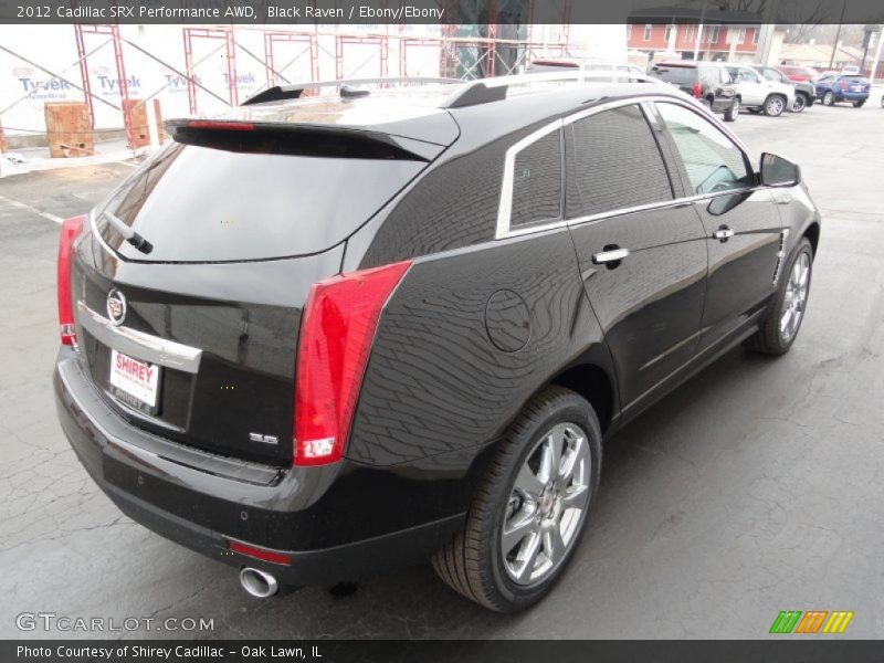 Black Raven / Ebony/Ebony 2012 Cadillac SRX Performance AWD