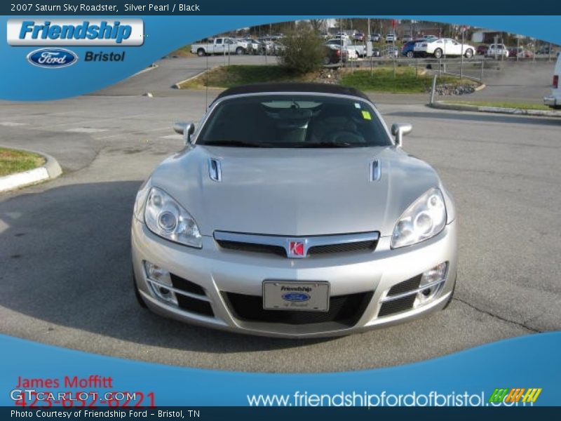 Silver Pearl / Black 2007 Saturn Sky Roadster