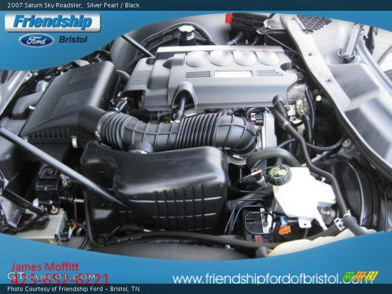 Silver Pearl / Black 2007 Saturn Sky Roadster