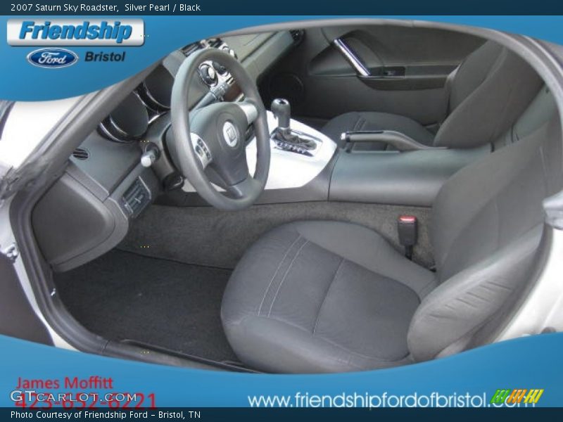 Silver Pearl / Black 2007 Saturn Sky Roadster