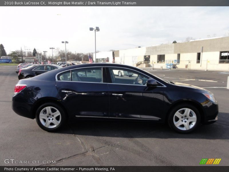 Midnight Blue Metallic / Dark Titanium/Light Titanium 2010 Buick LaCrosse CX