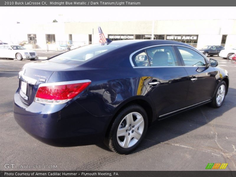Midnight Blue Metallic / Dark Titanium/Light Titanium 2010 Buick LaCrosse CX