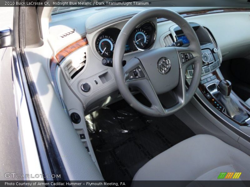 Midnight Blue Metallic / Dark Titanium/Light Titanium 2010 Buick LaCrosse CX