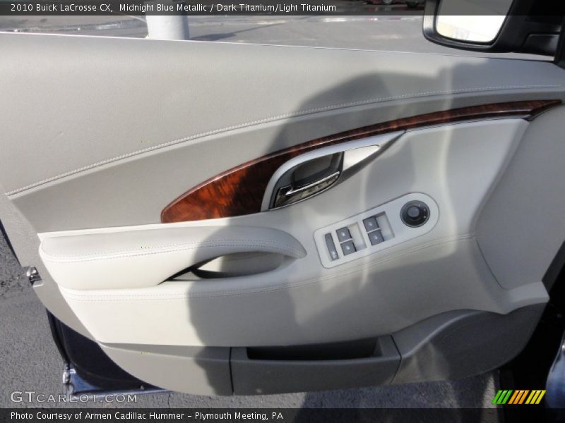 Midnight Blue Metallic / Dark Titanium/Light Titanium 2010 Buick LaCrosse CX