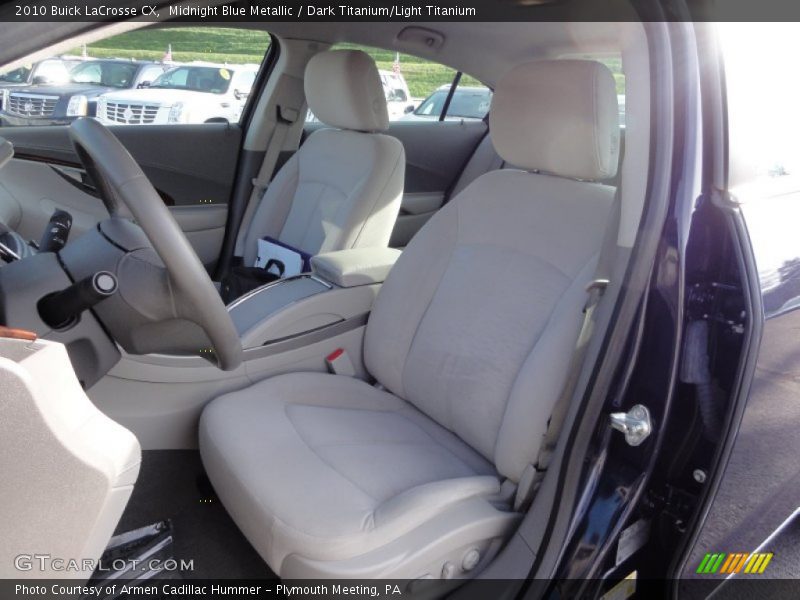 Midnight Blue Metallic / Dark Titanium/Light Titanium 2010 Buick LaCrosse CX