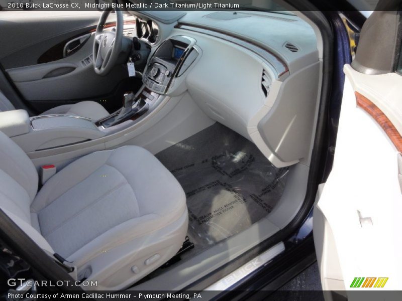 Midnight Blue Metallic / Dark Titanium/Light Titanium 2010 Buick LaCrosse CX