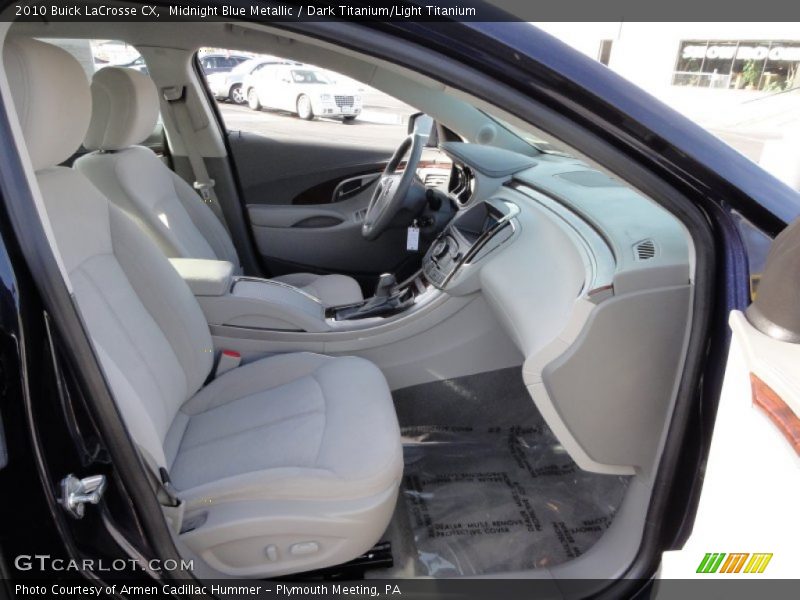 Midnight Blue Metallic / Dark Titanium/Light Titanium 2010 Buick LaCrosse CX