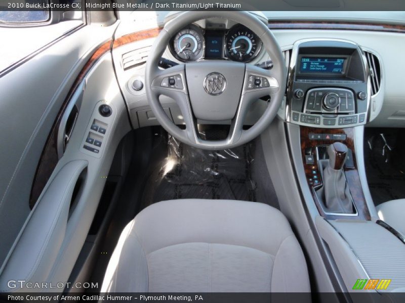 Midnight Blue Metallic / Dark Titanium/Light Titanium 2010 Buick LaCrosse CX