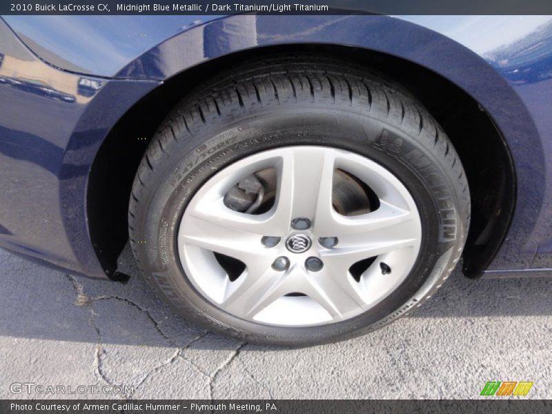 Midnight Blue Metallic / Dark Titanium/Light Titanium 2010 Buick LaCrosse CX