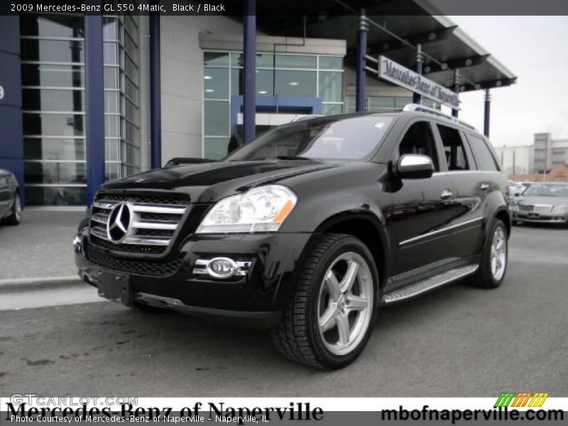 Black / Black 2009 Mercedes-Benz GL 550 4Matic