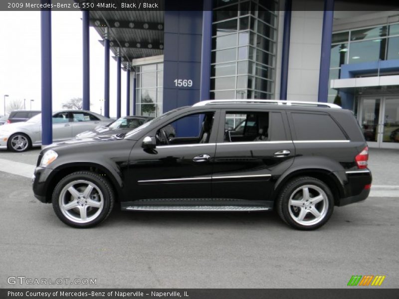 Black / Black 2009 Mercedes-Benz GL 550 4Matic