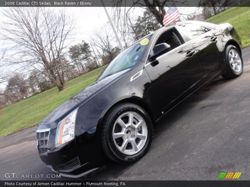 Black Raven / Ebony 2008 Cadillac CTS Sedan