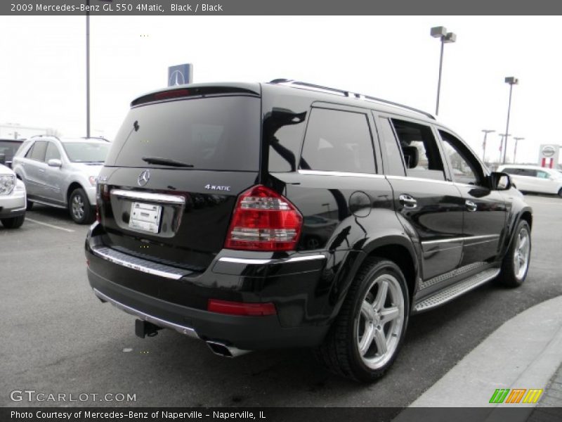 Black / Black 2009 Mercedes-Benz GL 550 4Matic