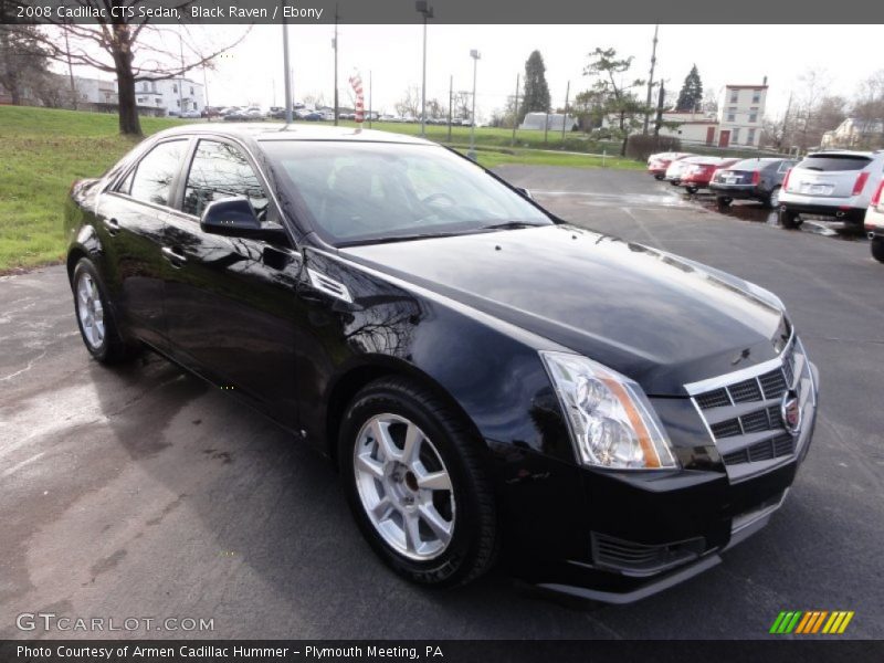 Black Raven / Ebony 2008 Cadillac CTS Sedan