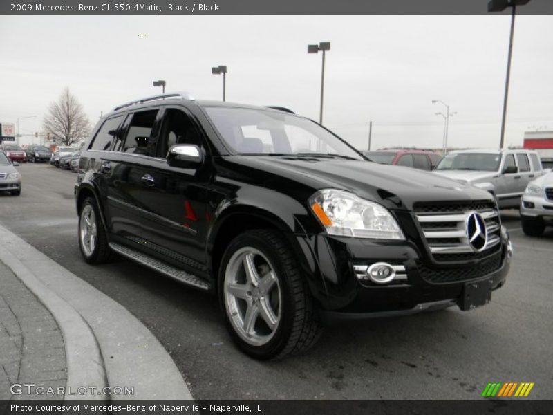 Black / Black 2009 Mercedes-Benz GL 550 4Matic