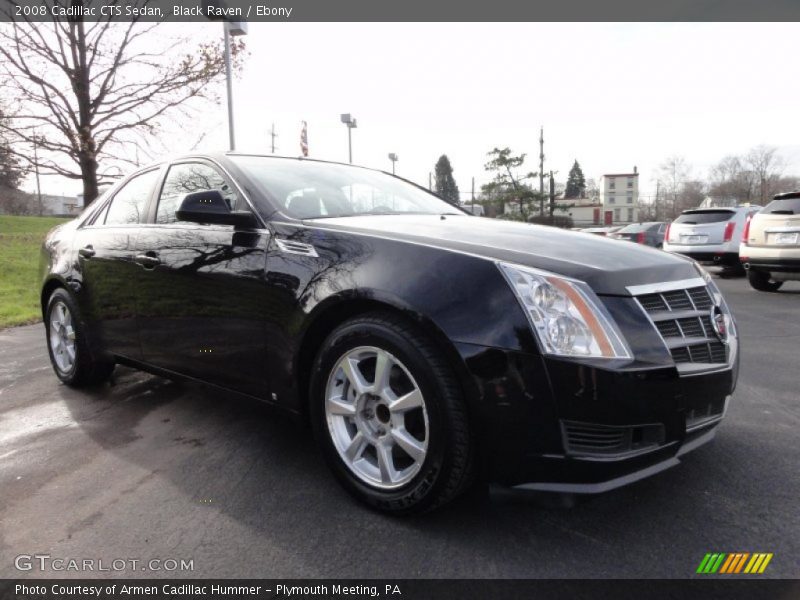 Black Raven / Ebony 2008 Cadillac CTS Sedan