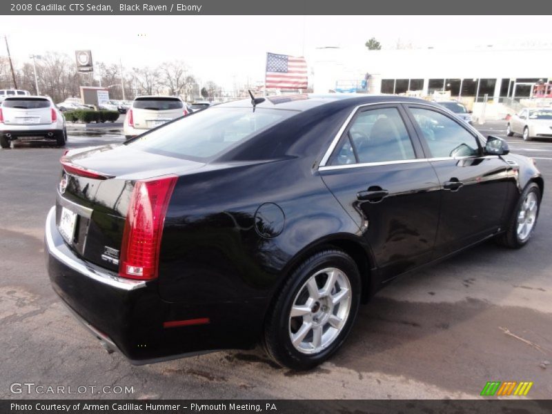 Black Raven / Ebony 2008 Cadillac CTS Sedan