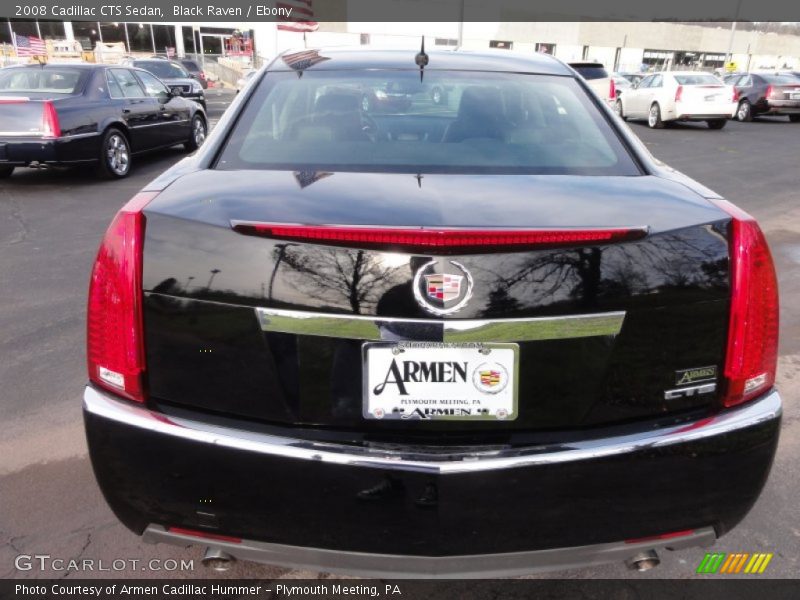 Black Raven / Ebony 2008 Cadillac CTS Sedan