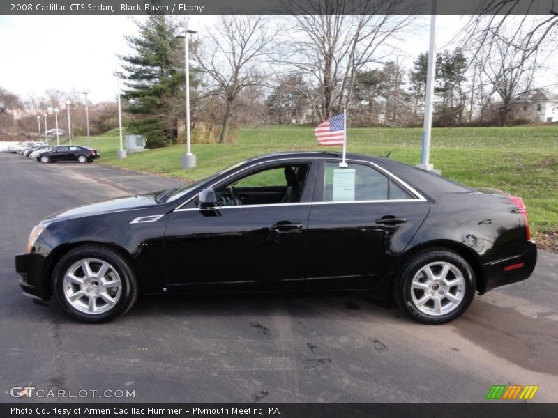 Black Raven / Ebony 2008 Cadillac CTS Sedan