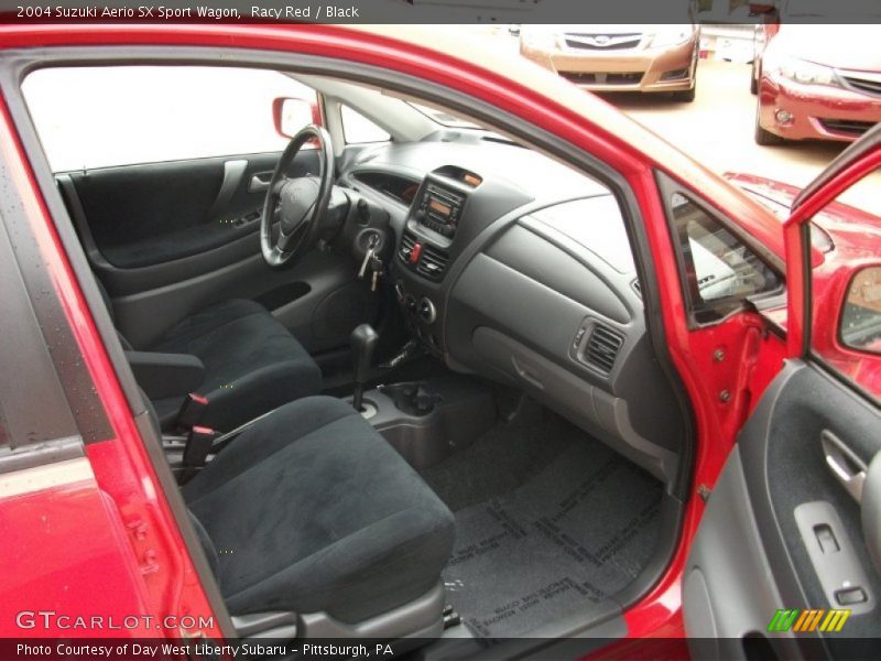 Racy Red / Black 2004 Suzuki Aerio SX Sport Wagon