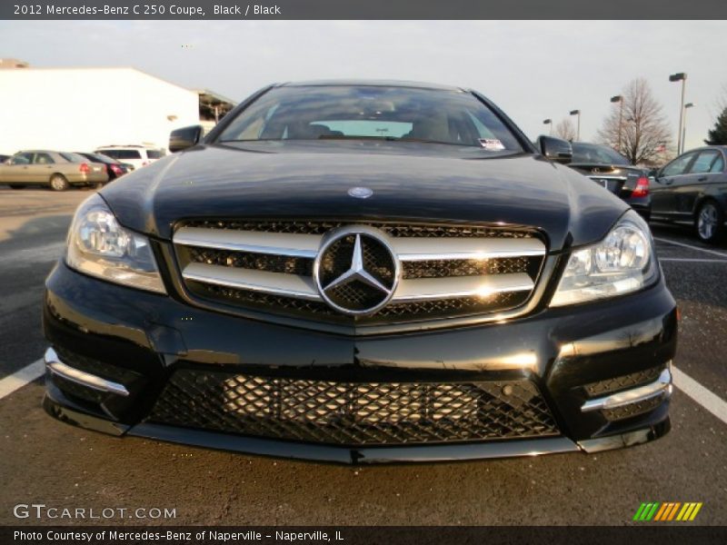 Black / Black 2012 Mercedes-Benz C 250 Coupe