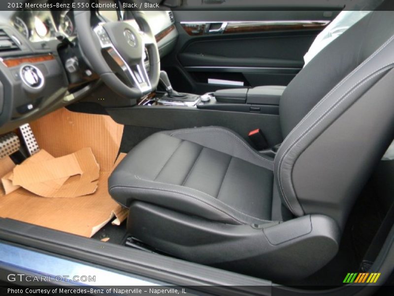  2012 E 550 Cabriolet Black Interior