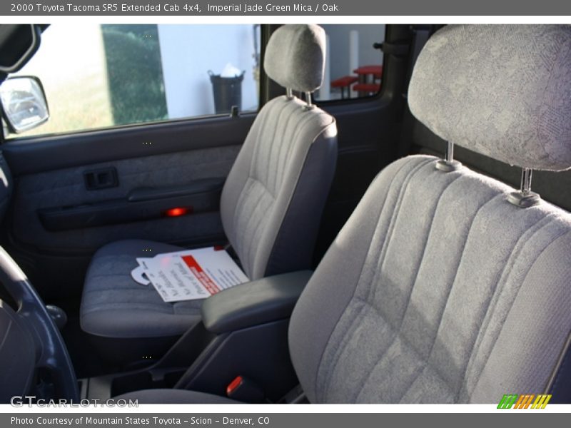 Imperial Jade Green Mica / Oak 2000 Toyota Tacoma SR5 Extended Cab 4x4