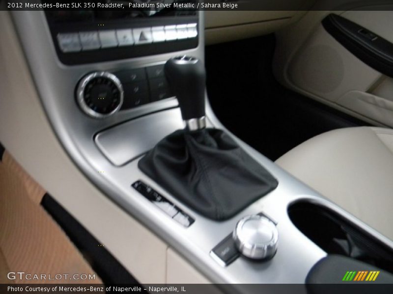 Paladium Silver Metallic / Sahara Beige 2012 Mercedes-Benz SLK 350 Roadster