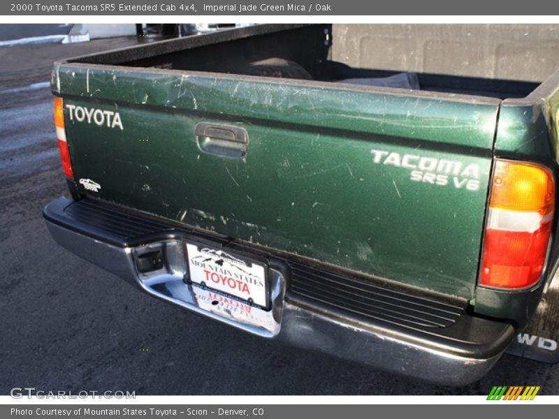 Imperial Jade Green Mica / Oak 2000 Toyota Tacoma SR5 Extended Cab 4x4