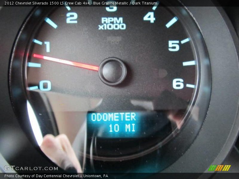 Blue Granite Metallic / Dark Titanium 2012 Chevrolet Silverado 1500 LS Crew Cab 4x4