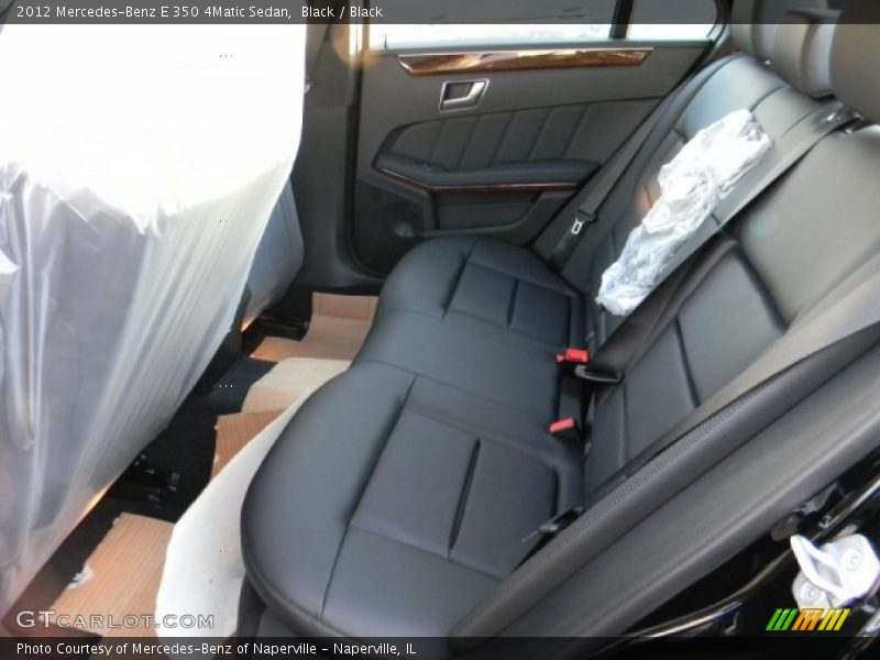 Black / Black 2012 Mercedes-Benz E 350 4Matic Sedan